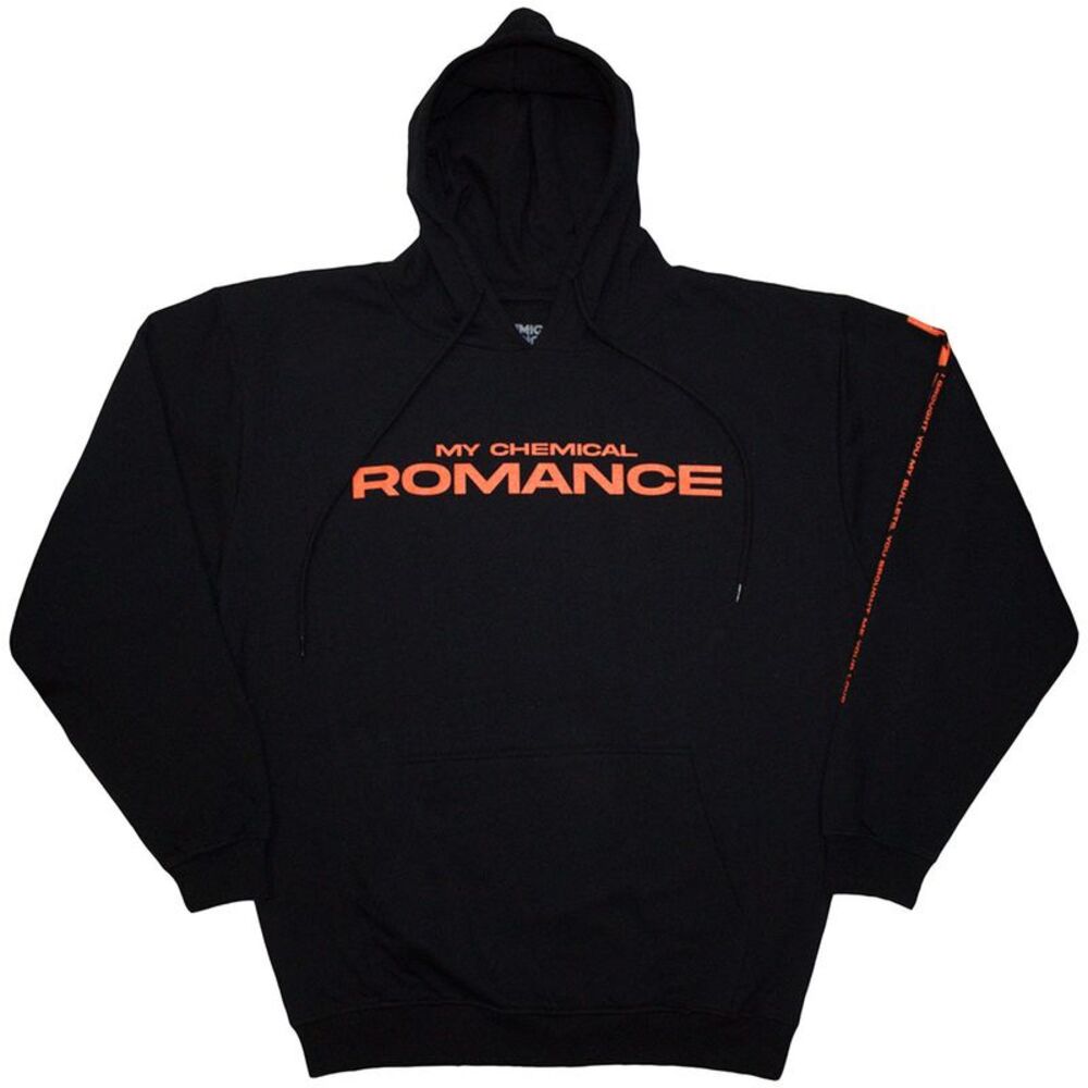 My Chemical Romance Unisex Adult Romance Bullets Back Print Hoodie / Black